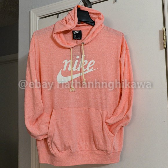 Nike ladies gym vintage pullover hoodie L - Picture 2 of 3